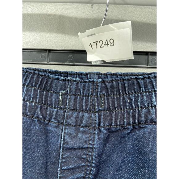 Silver Jeans Womens Sz 28x27 Joga Sweat Pant Jeggings Dark Denim Pants Pockets - Picture 15 of 15